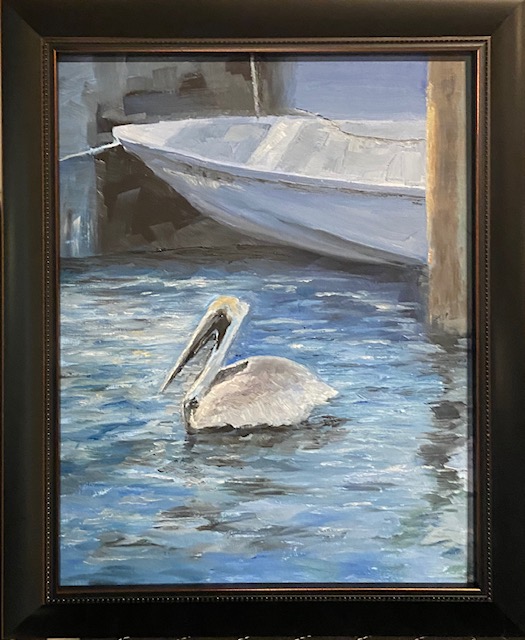 204 - Key West Pelican - 11x14 - Landscape - $275
