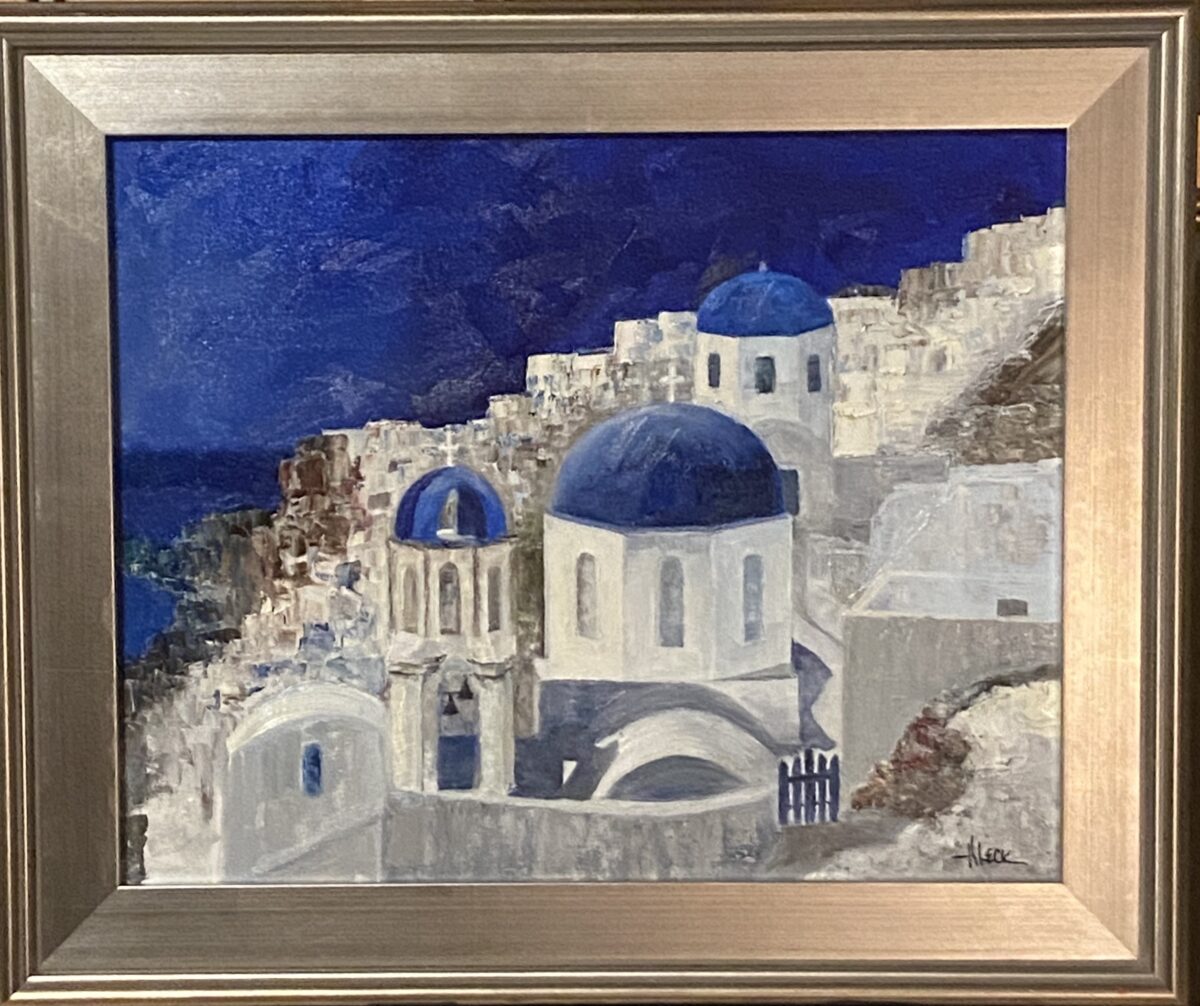 208 - Santorini - 16x20 - Landscape - $450