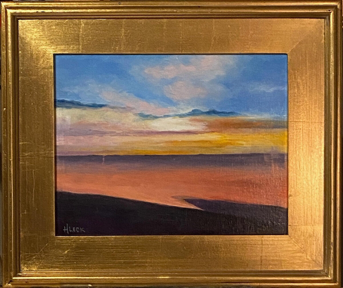 214 - Sunset at the Shore - 11 x 14 - Landscape - $275
