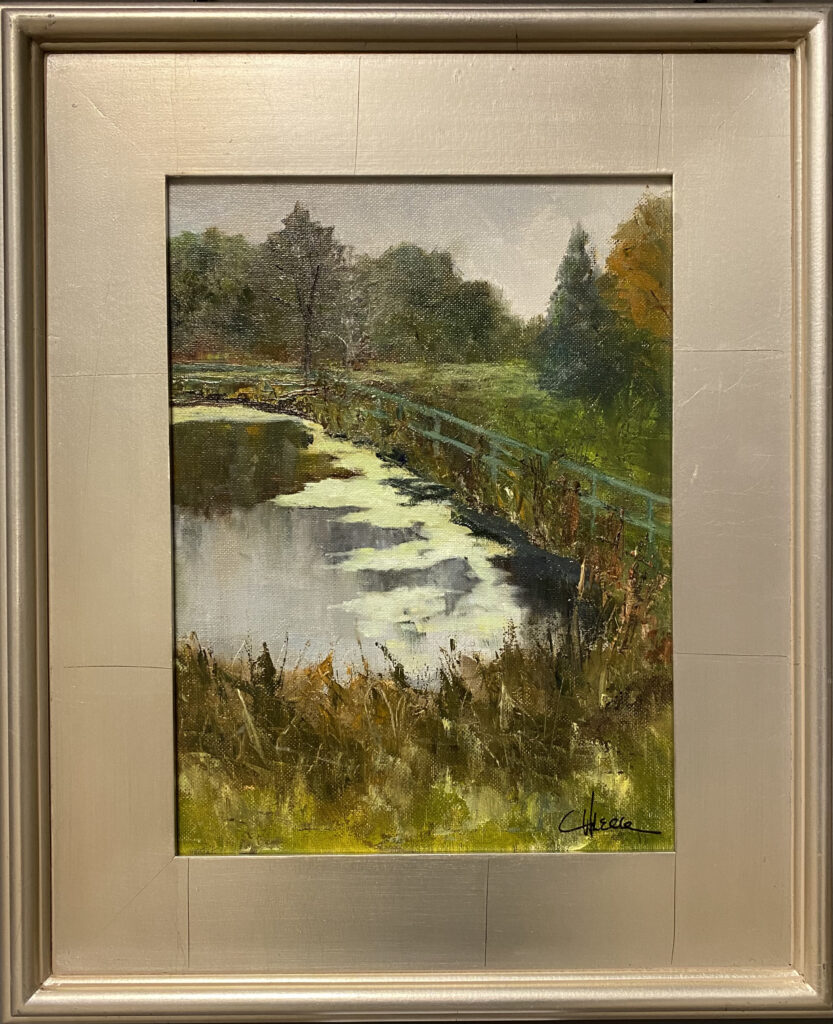 232 - Pond and Pasture - 9x12 - Landscape - $215 - 🔴 SOLD