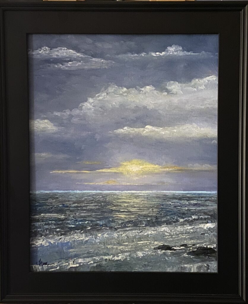 238 - Sunrise by the Sea - 16x20 - Landscape - $465