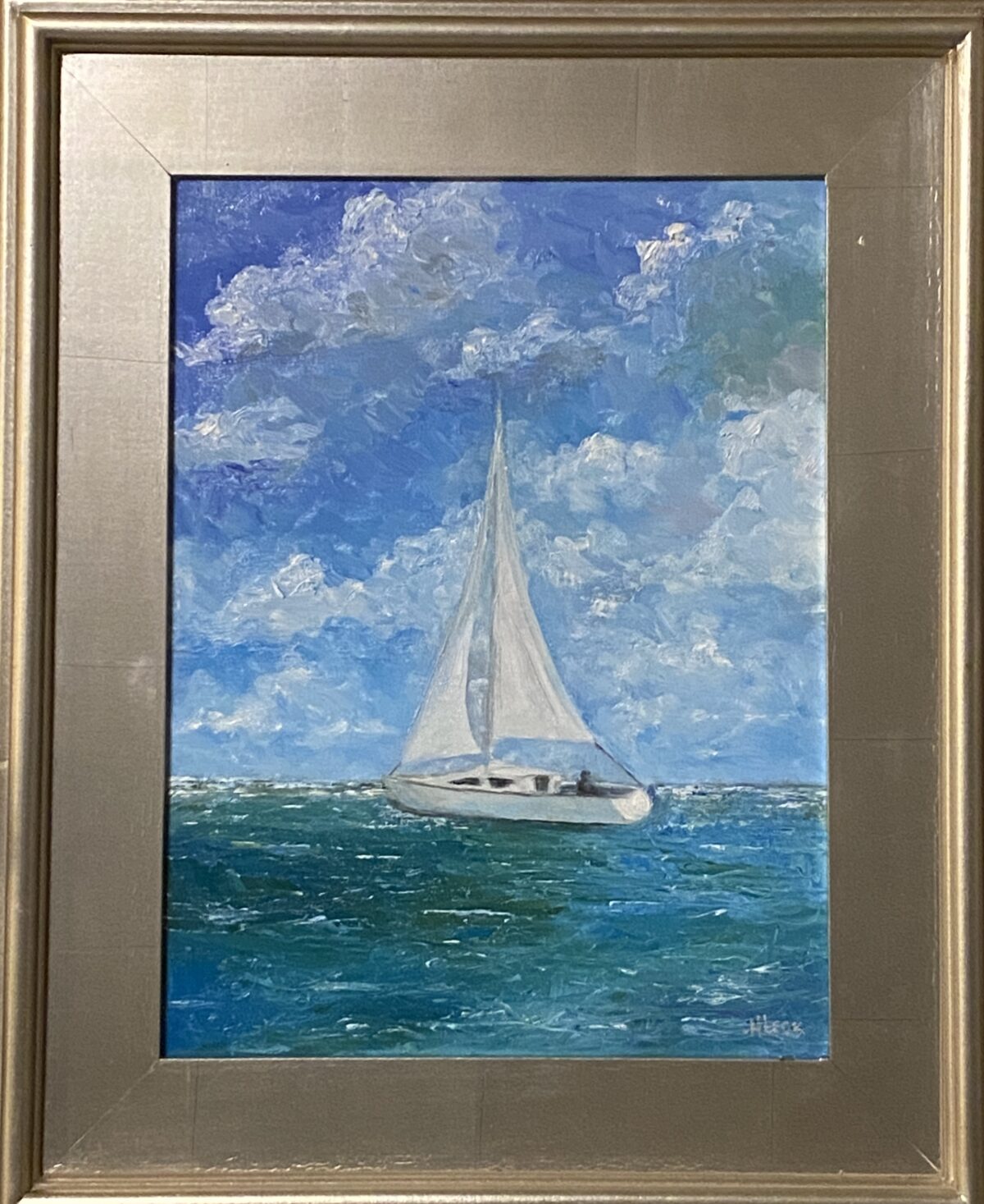 242 - Sailing in the Clouds - 12x16 - Landscape - $275