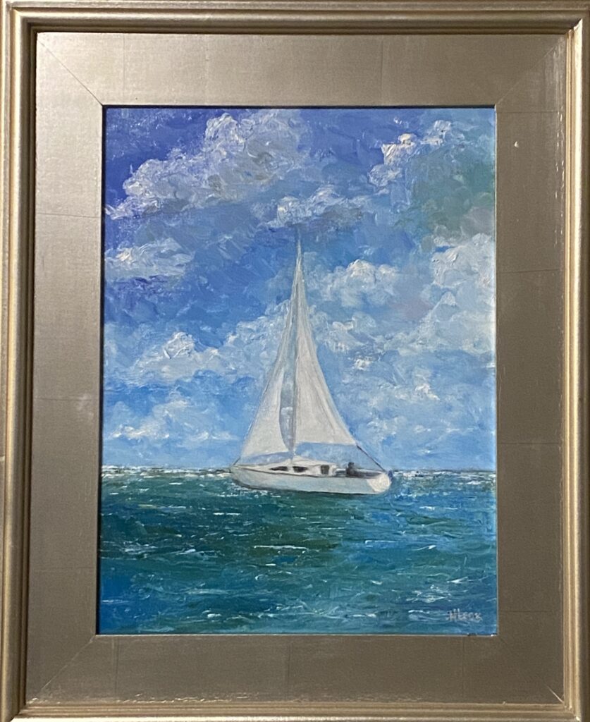 242 - Sailing in the Clouds - 12x16 - Landscape - $275