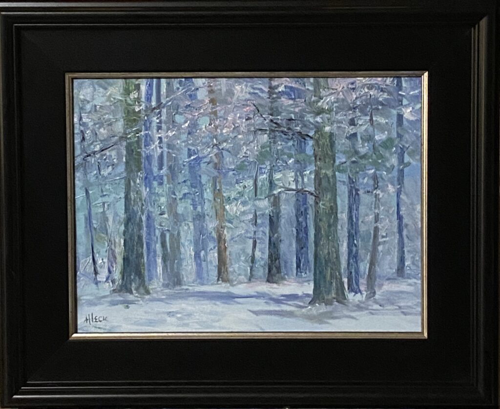 243 - Winter Solace - 9x12 - Landscape - $200
