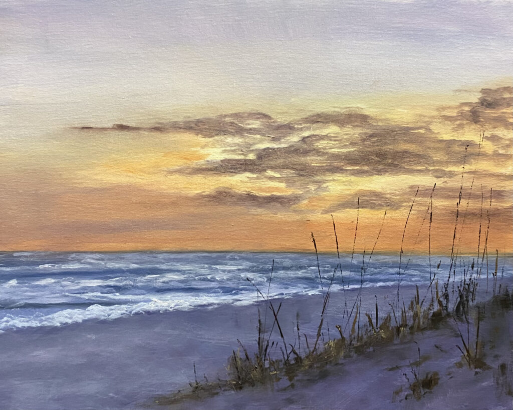 274 - Gulf Sunset - 11x14 - Landscape - $375