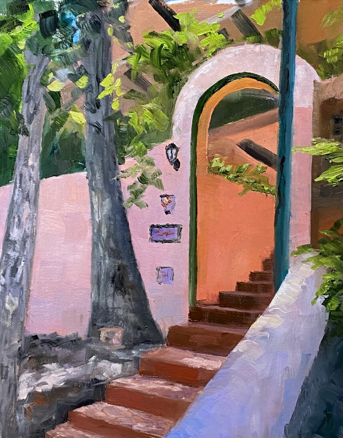 283 - Casa de los Artistas - 11x14 - Landscape - $375