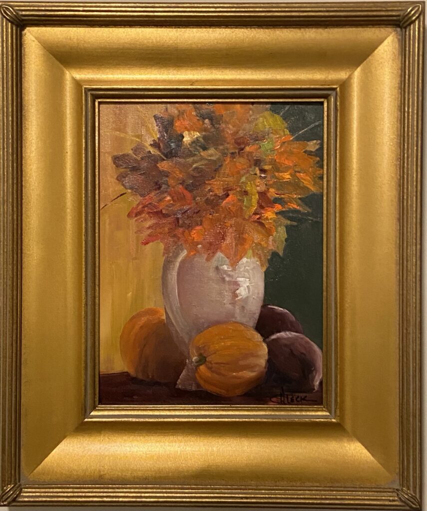 159 - Fall Bouquet - 12 x 9 - Still Life - Not Available - $225