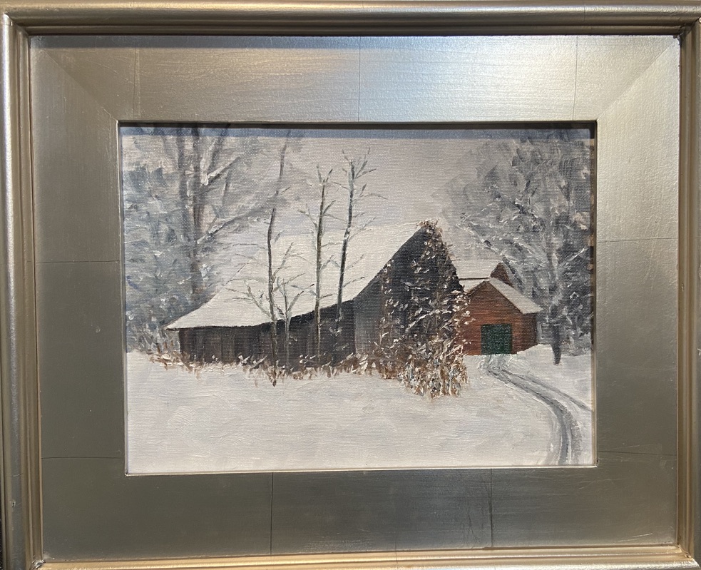 169 - Mt. Gilead Barn - 9 x 12 - Architecture - Not Available - $375