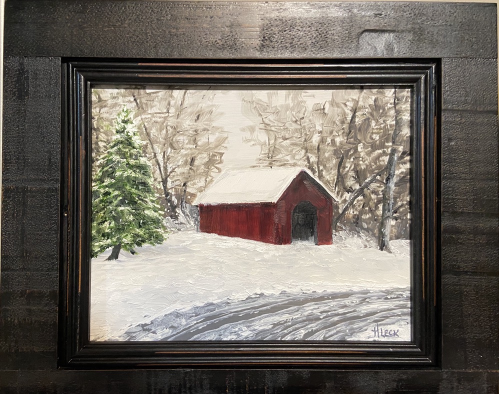 174 - Red Barn - 8 x 10 - Landscape - $150
